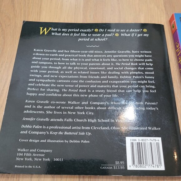 The Period Book and Will Puberty Last My Whole Life Books - Set of TWO (2) Books - Picture 4 of 8